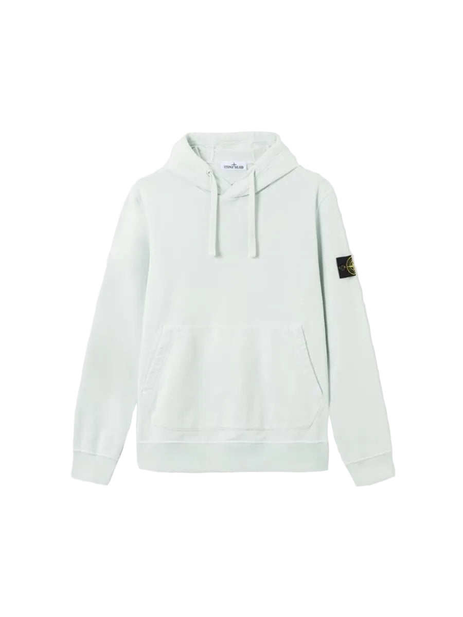 Regular-fit hooded sweatshirt with pouch pocket-STONE ISLAND-305456-XS-Verso