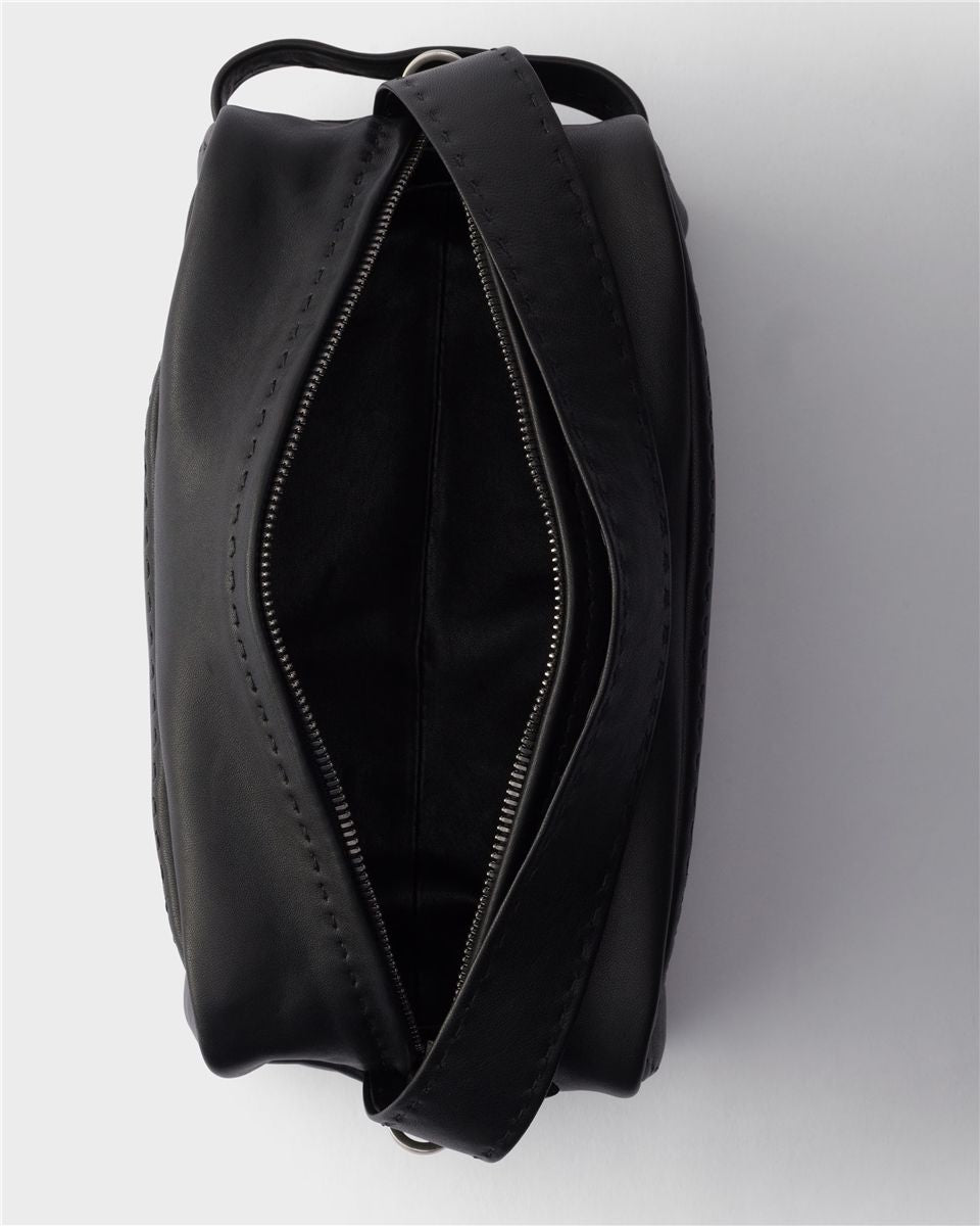 Nappa leather shoulder bag-PRADA-Verso