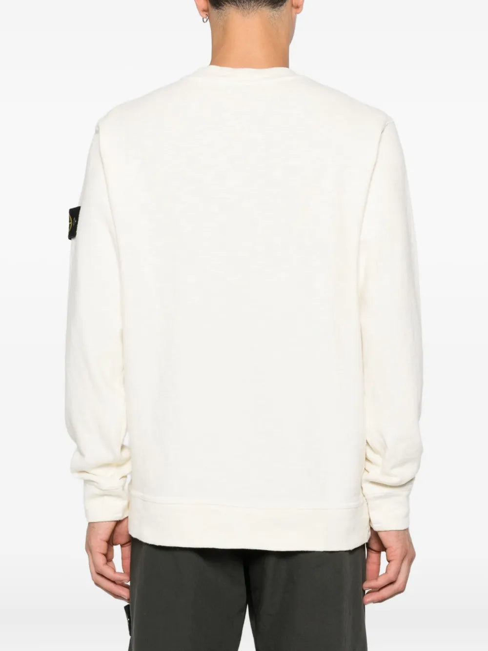 Patch-pocket cotton sweater-STONE ISLAND-Verso
