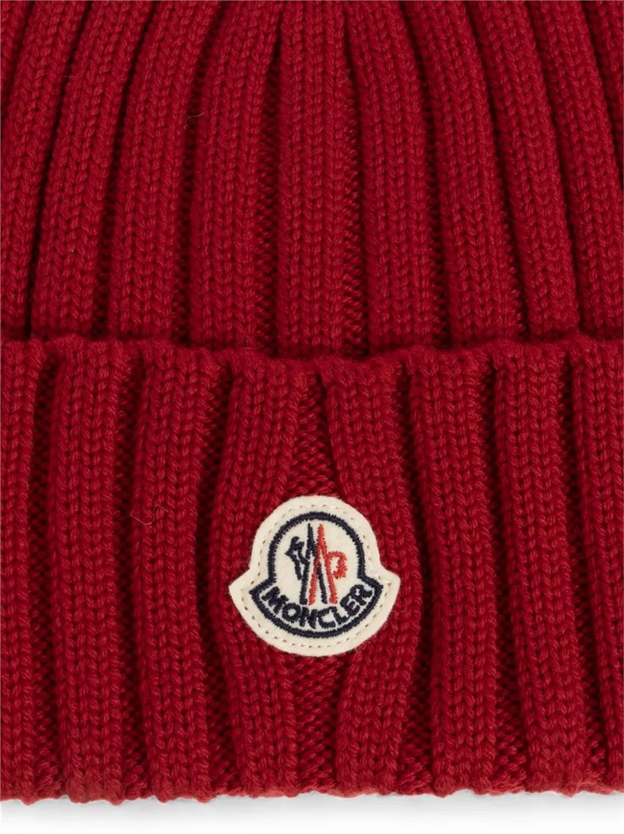 Logo wool beanie-MONCLER-Verso