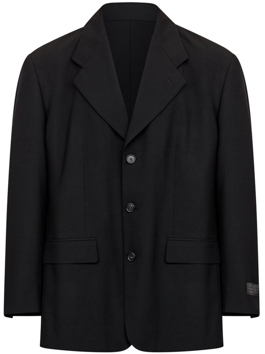 LOGO-APPLIQUÉ JACKET -  MM6 -  Verso