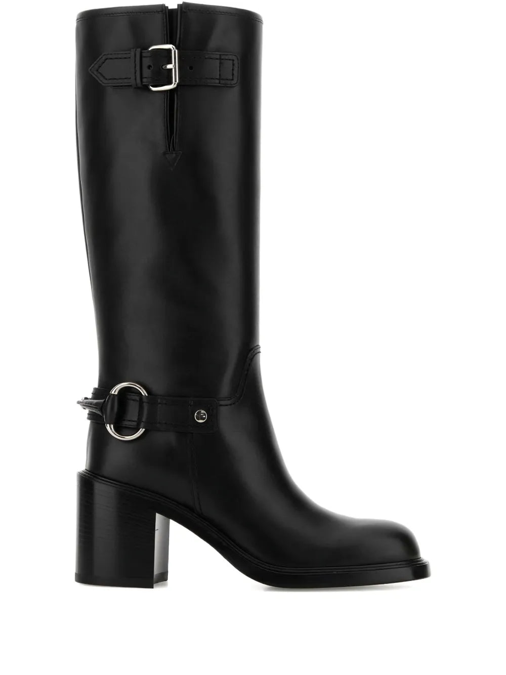 70mm buckle leather boots-GUCCI-Verso