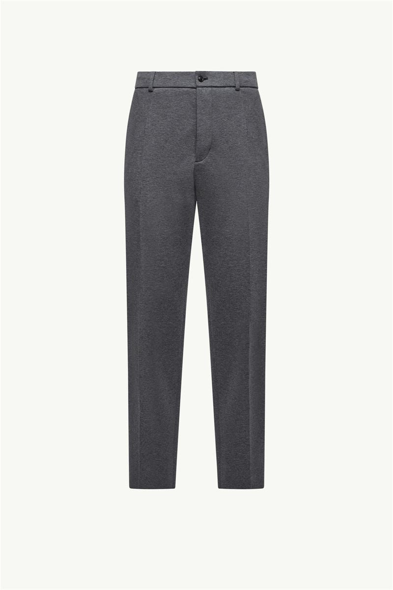 cotton blend tailored trousers-MONCLER-Verso