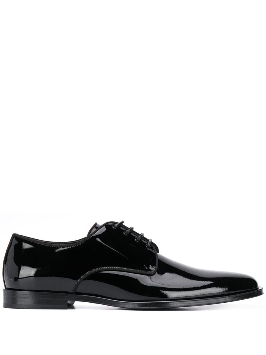 PATENT LEATHER DERBY SHOES DOLCE & GABBANA