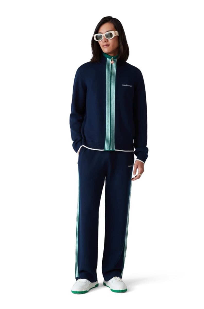 KNIT TENNIS TRACK TOP -  CASABLANCA -  Verso