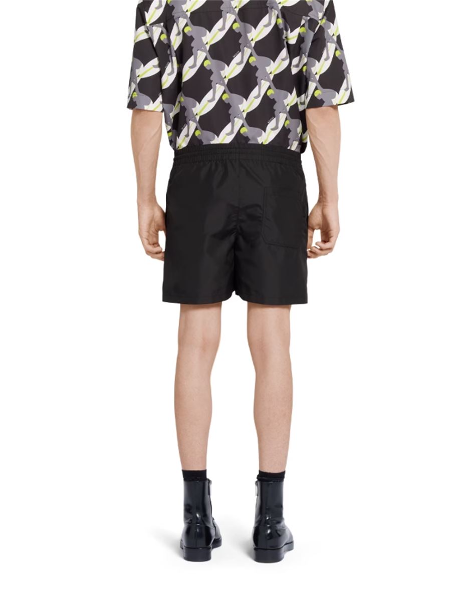 TECHNICAL POPLIN SWIM SHORT - GUCCI - Verso