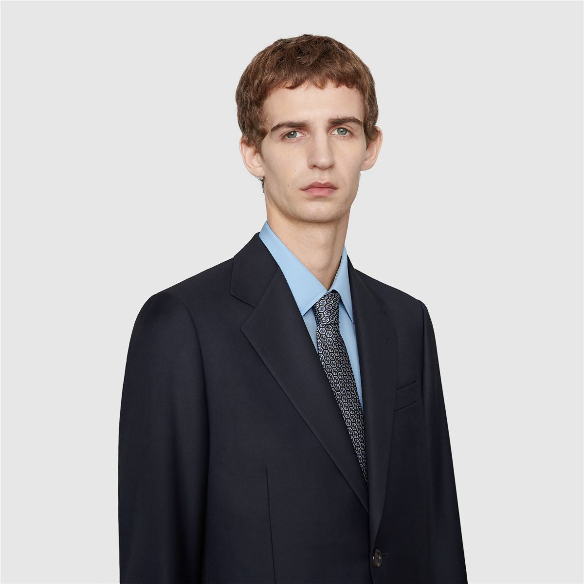 STRAIGHT FIT WOOL SUIT - GUCCI - Verso