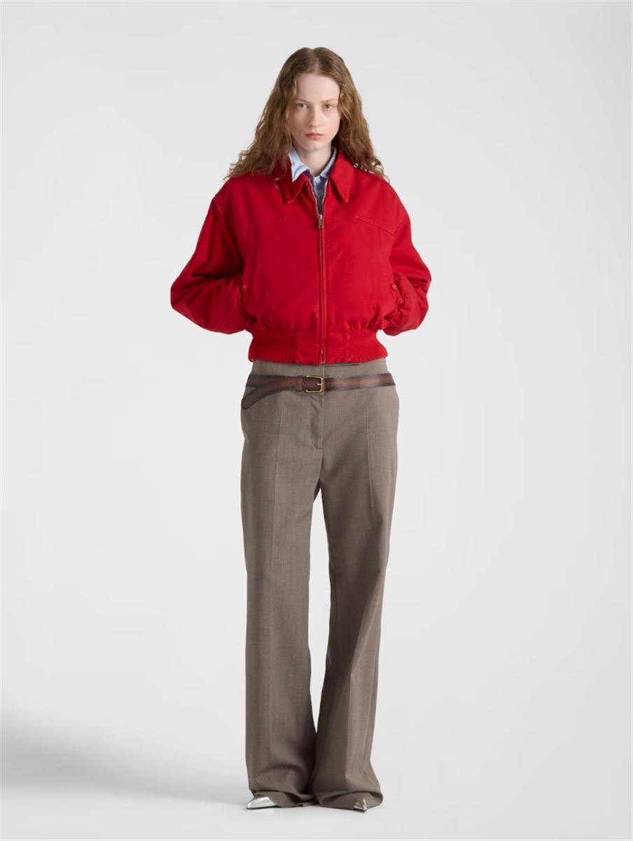 CANVAS JACKET - PRADA - Verso