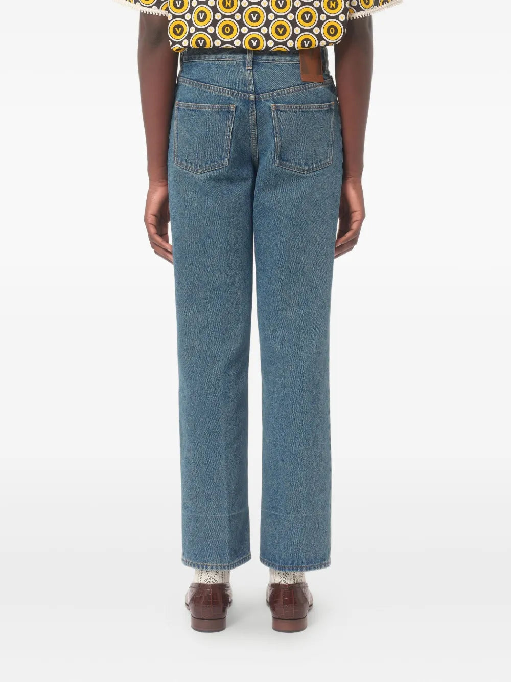 Garavani straight-leg jeans-VALENTINO-Verso