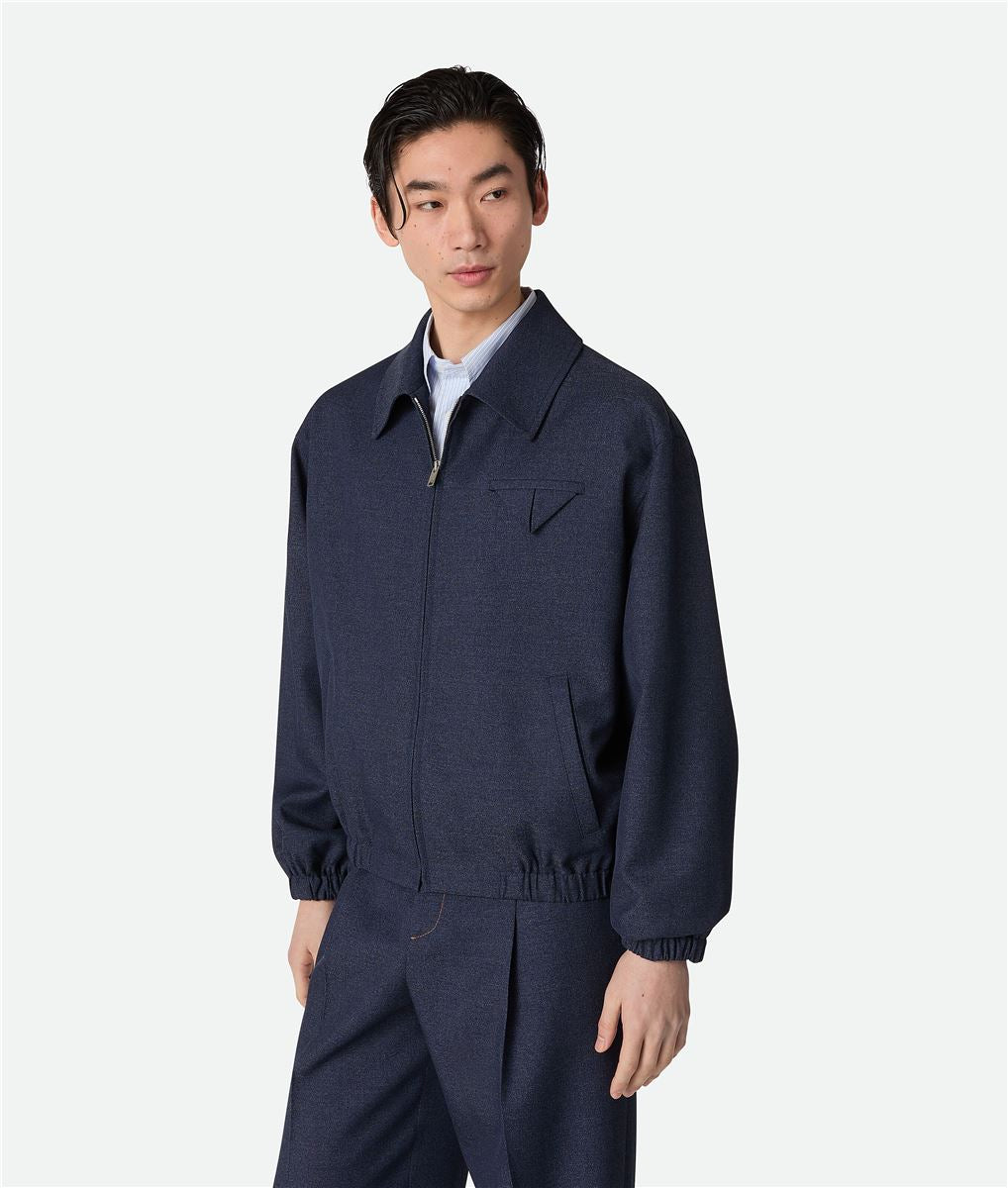 MELANGE WOOL BLOUSON