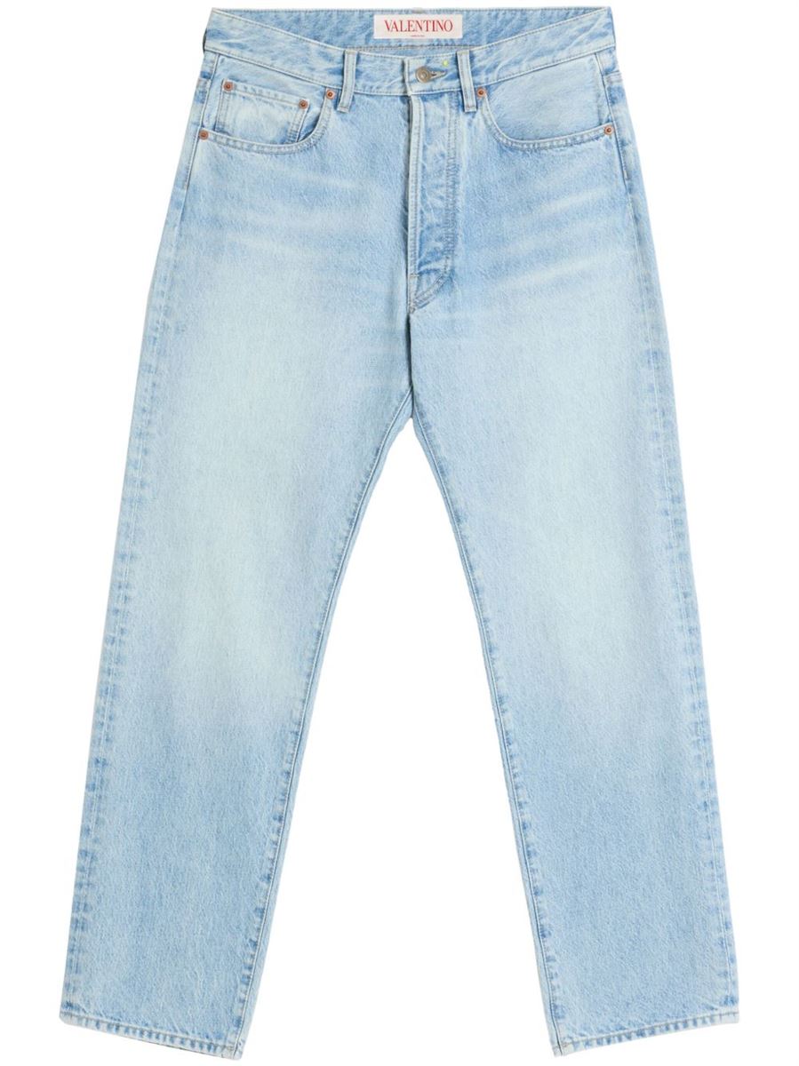 STRAIGHT-LEG JEANS