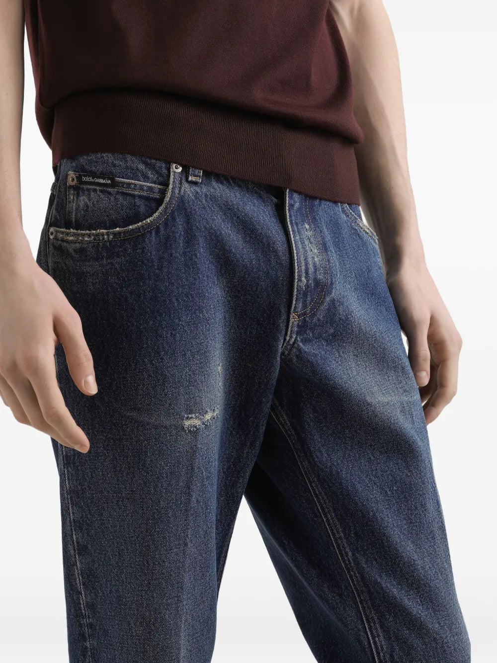 Dolce & gabbana distressed jeans