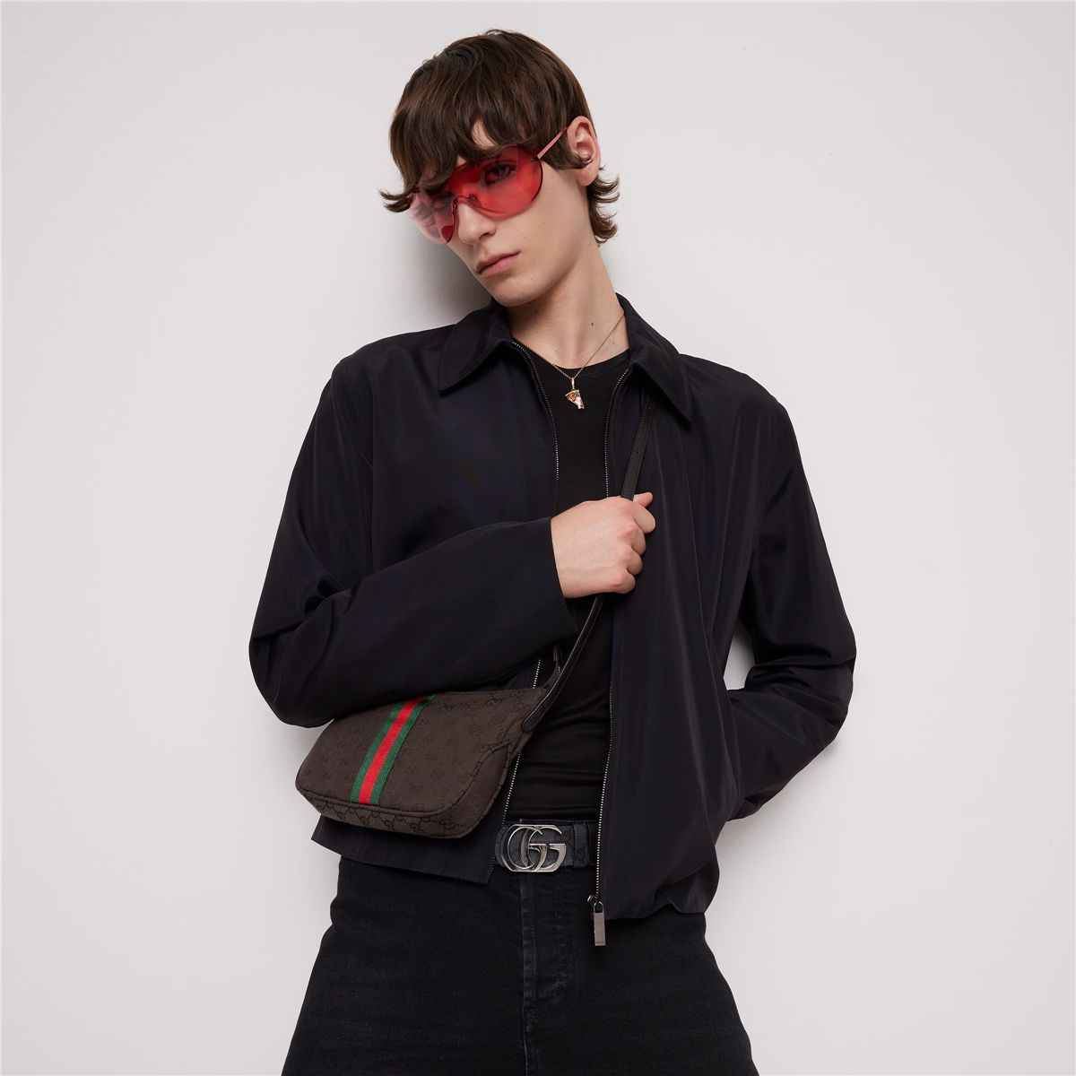 Lunetta small crossbody bag-GUCCI-Verso