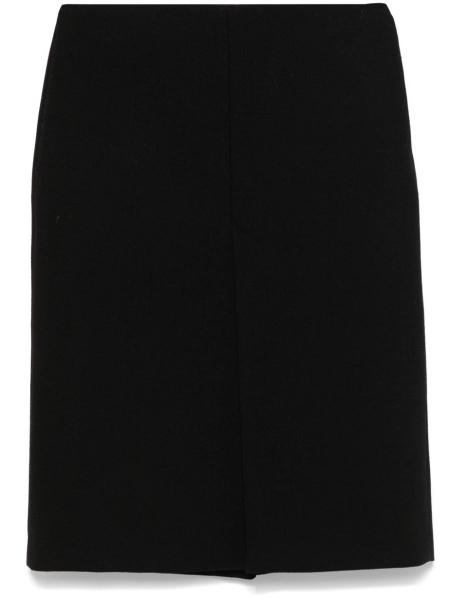 WOOL CREPE MIDI SKIRT -  GUCCI -  Verso