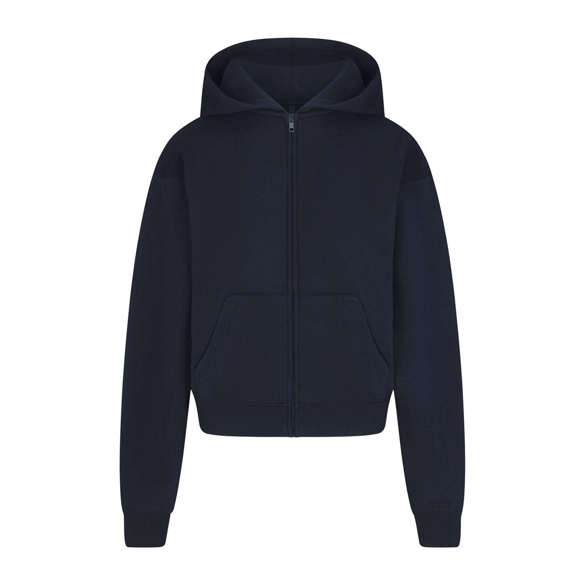 Cotton fleece classic zip up hoodie-SKIMS-312706-XXS-Verso