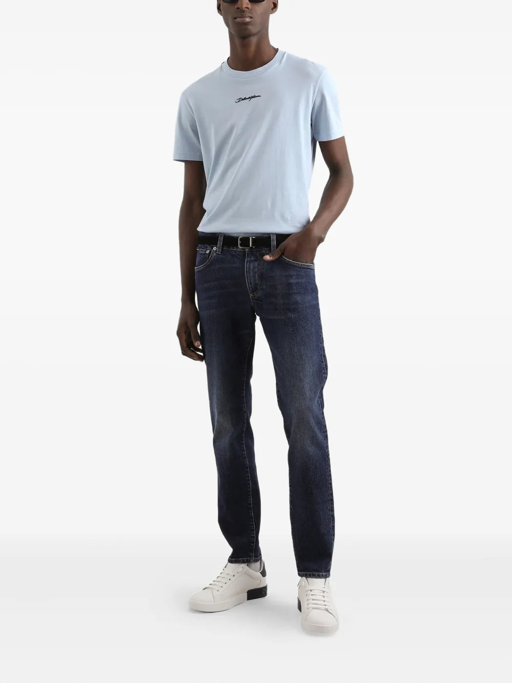 Logo-plaque jeans
