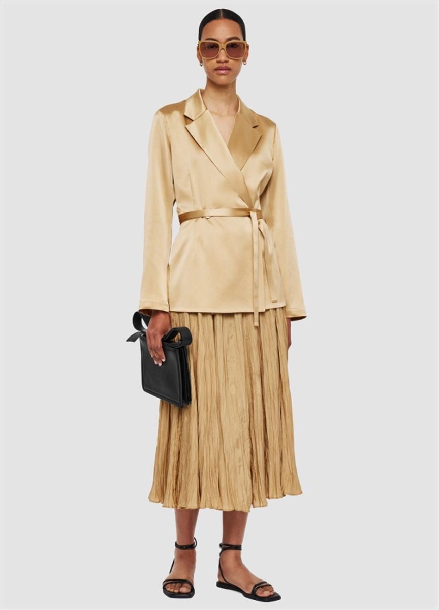 JOUBERT SILK SATIN JACKET - JOSEPH - Verso