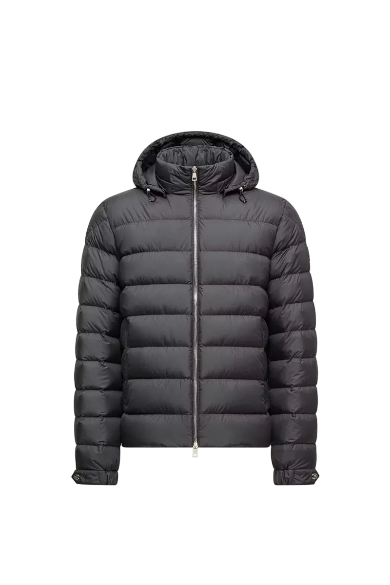Arneb hooded short down jacket