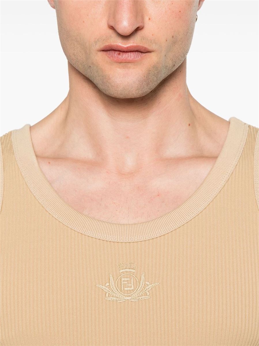 LOGO-EMBROIDERED TANK TOP