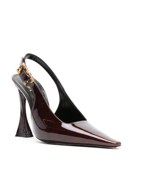 DUNE 110MM PATENT-LEATHER PUMPS