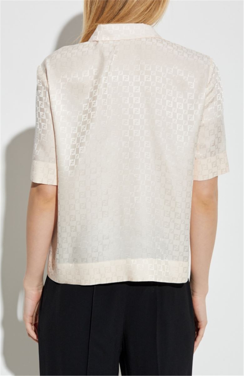 SHIRT WITH MONOGRAM - FENDI - Verso