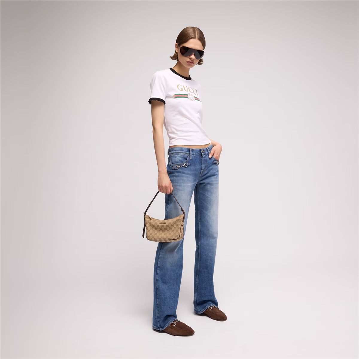 Women's jordaan soft loafer-GUCCI-Verso