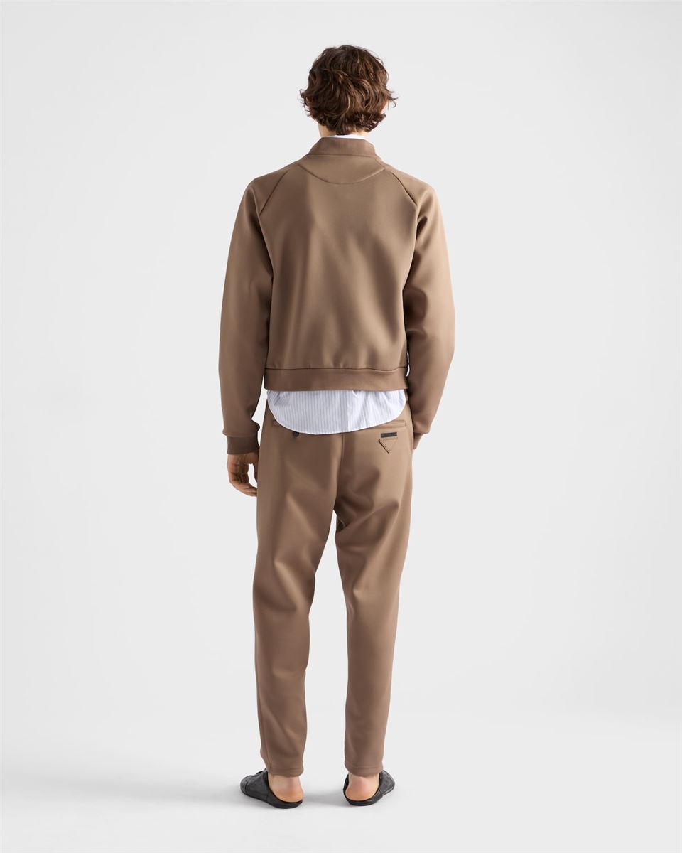 technical fleece pants-PRADA-Verso