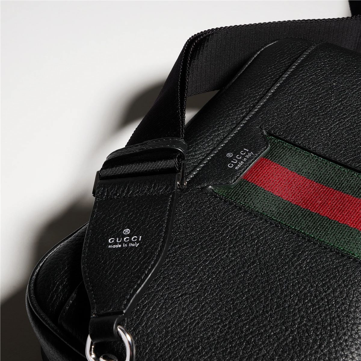 Web trademark small crossbody bag-GUCCI-Verso