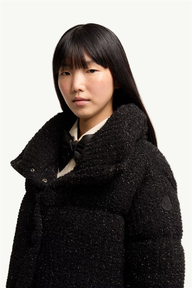 Almee teddy short down jacket-MONCLER-Verso