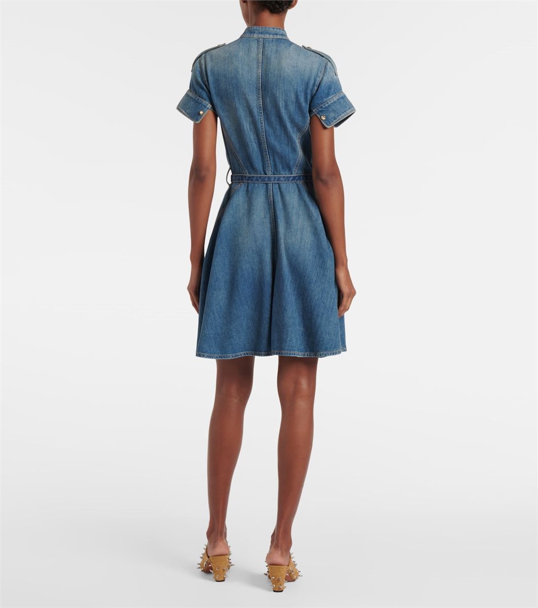 DENIM DRESS -  A. MCQUEEN -  Verso
