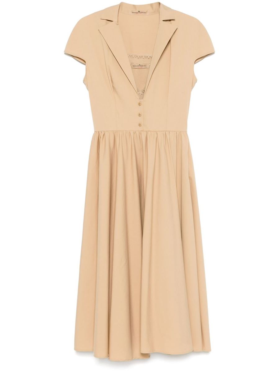 FLARED MIDI DRESS -  ERMANNO SCERVINO -  Verso