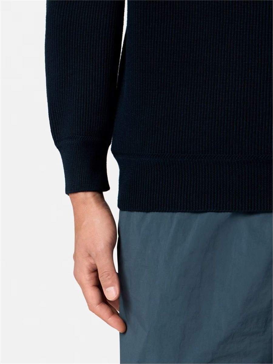 Regular-fit crewneck jumper