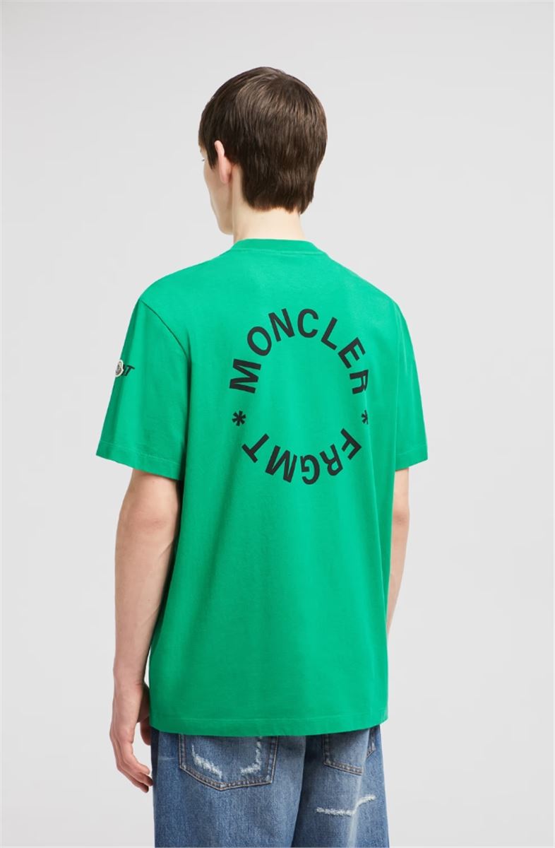 MONCLER X FRGMT MAXI LOGO COTTON T-SHIRT - MONCLER - Verso