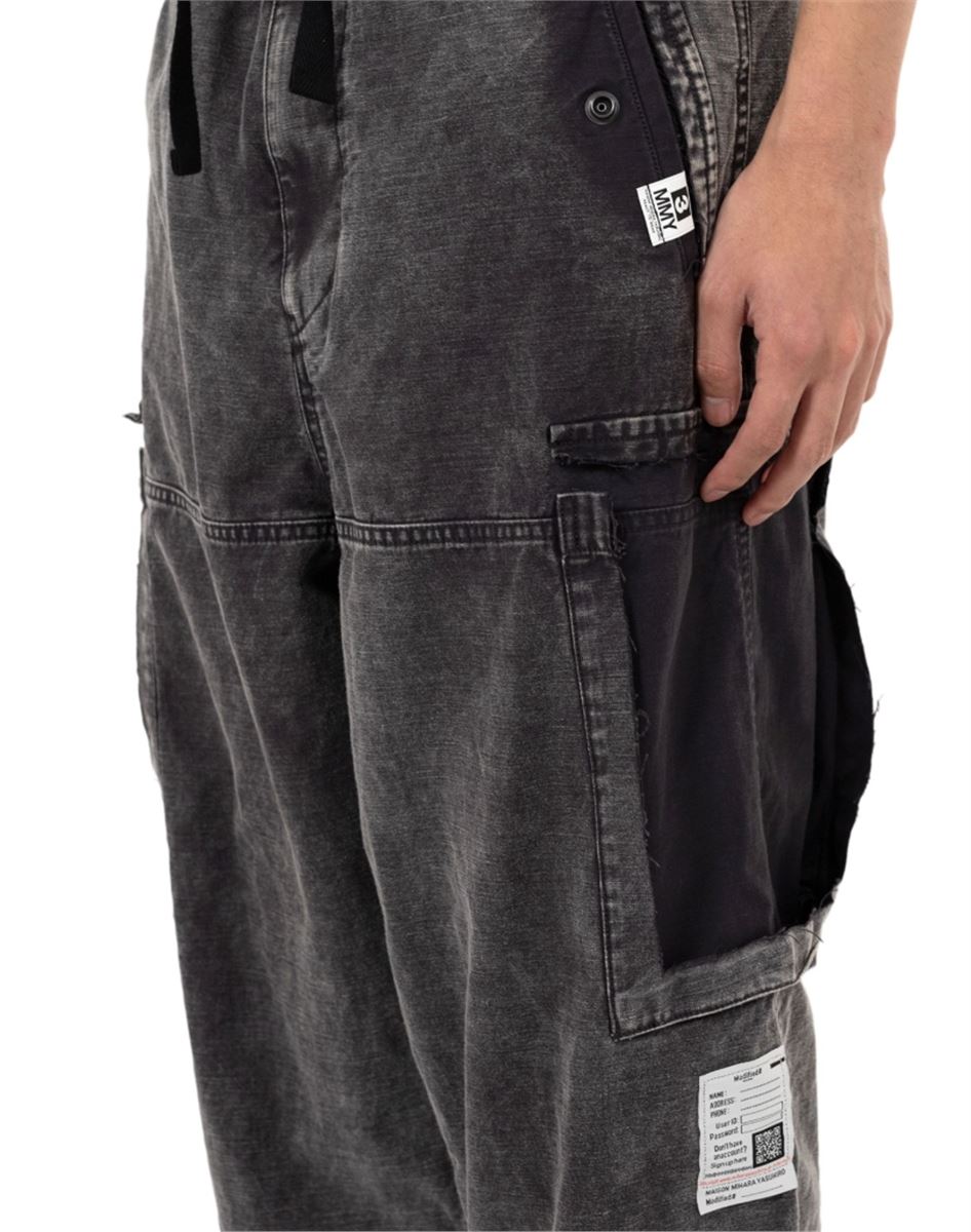 COTTON SATIN CARGO PANTS - MAISON MIHARA YASUHIRO - Verso