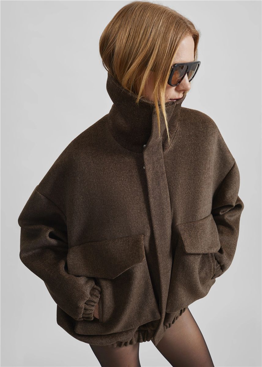 Elle Aviator Jacket-THE FRANKIE SHOP-Verso