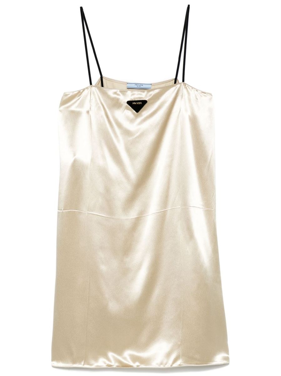 TRIANGLE-LOGO DRESS - PRADA - Verso