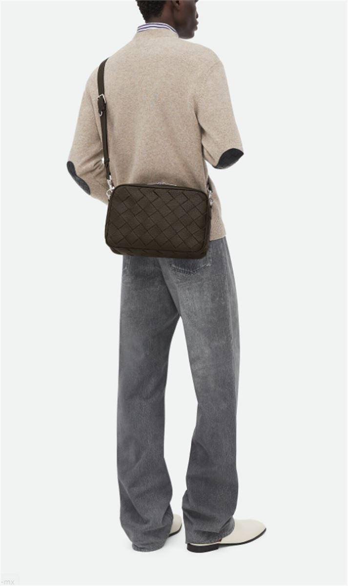 Medium intrecciato camera bag-BOTTEGA VENETA-Verso