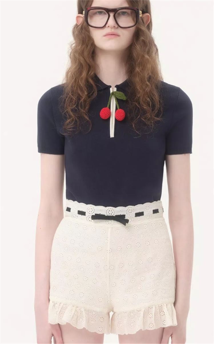 COTTON TOP WITH CHERRY
