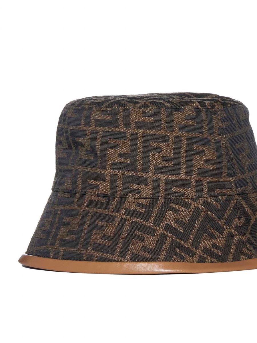 FENDI FF MOTIF BUCKET HAT FENDI