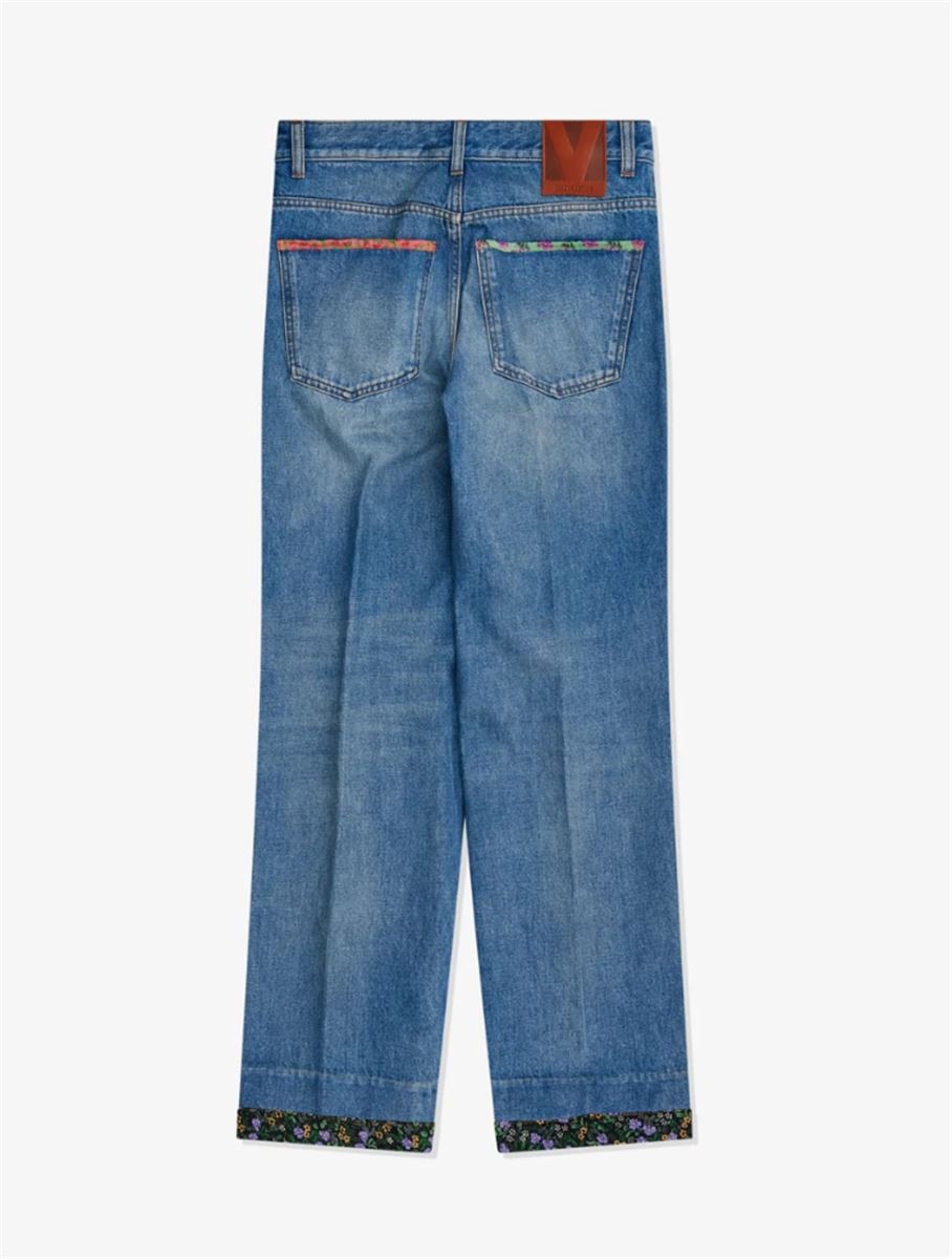 DENIM TROUSERS - VALENTINO - Verso