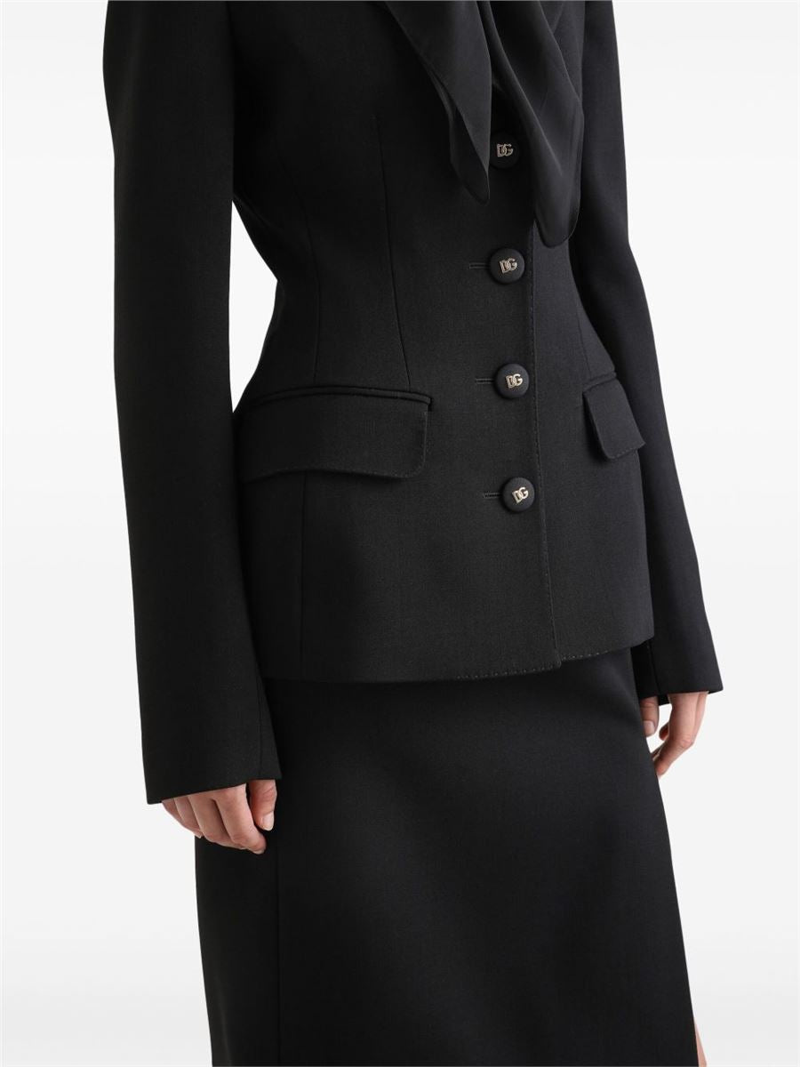 PEAK-LAPELS BLAZER -  DOLCE & GABBANA -  Verso