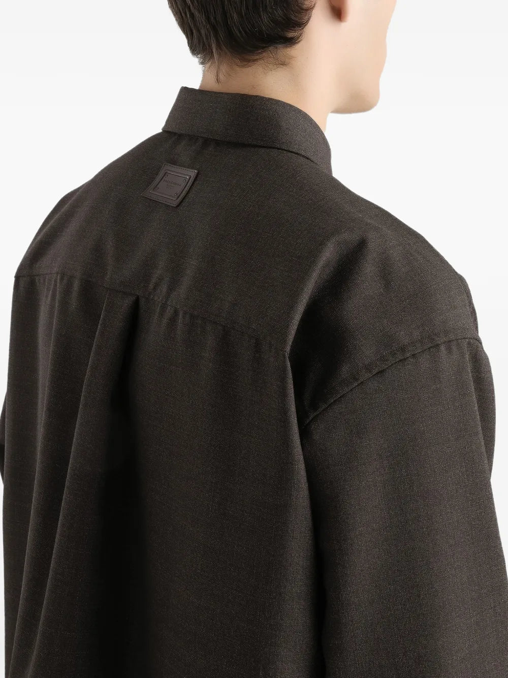 Virgin wool shirt-DOLCE&GABBANA-Verso