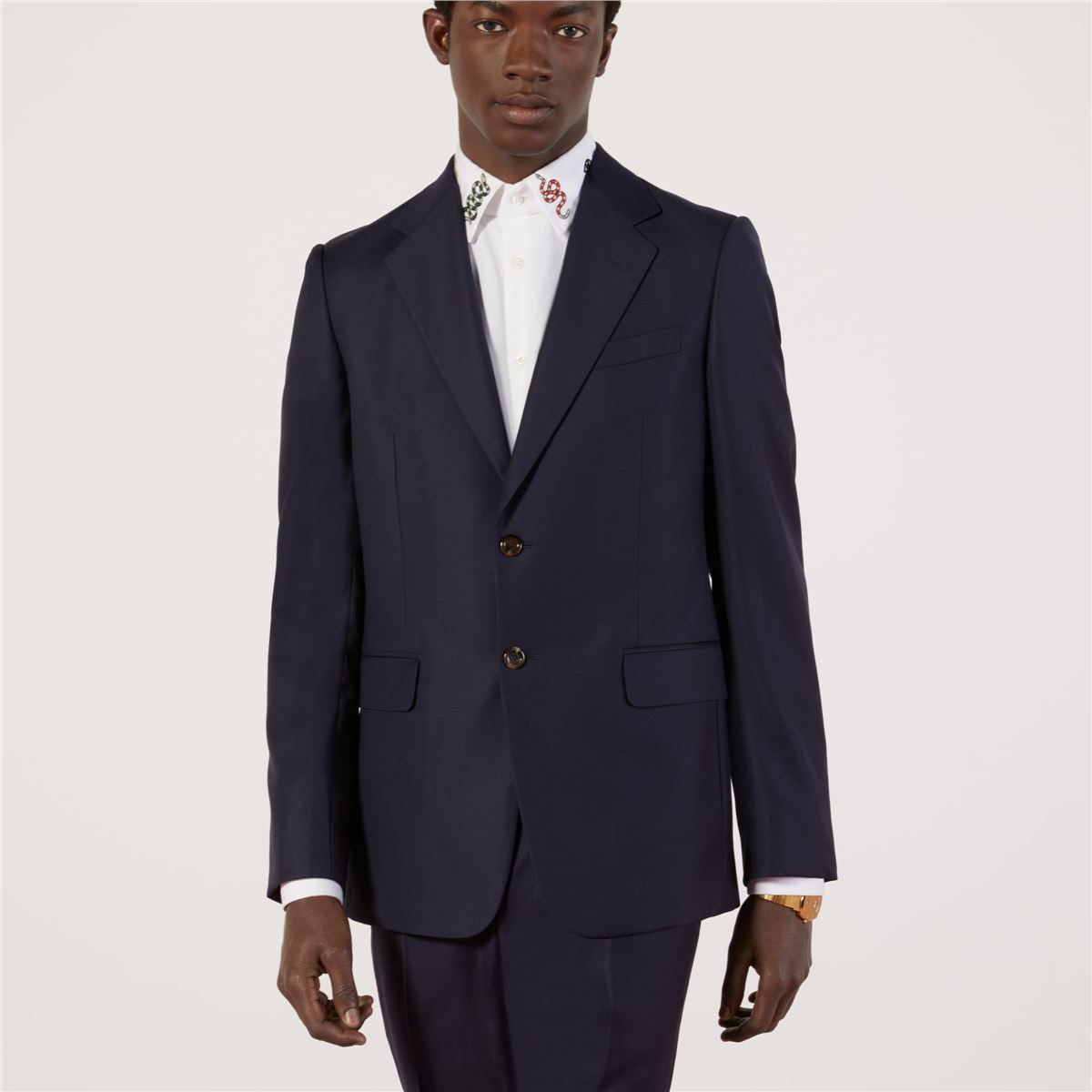 STRAIGHT FIT WOOL SUIT - GUCCI - Verso