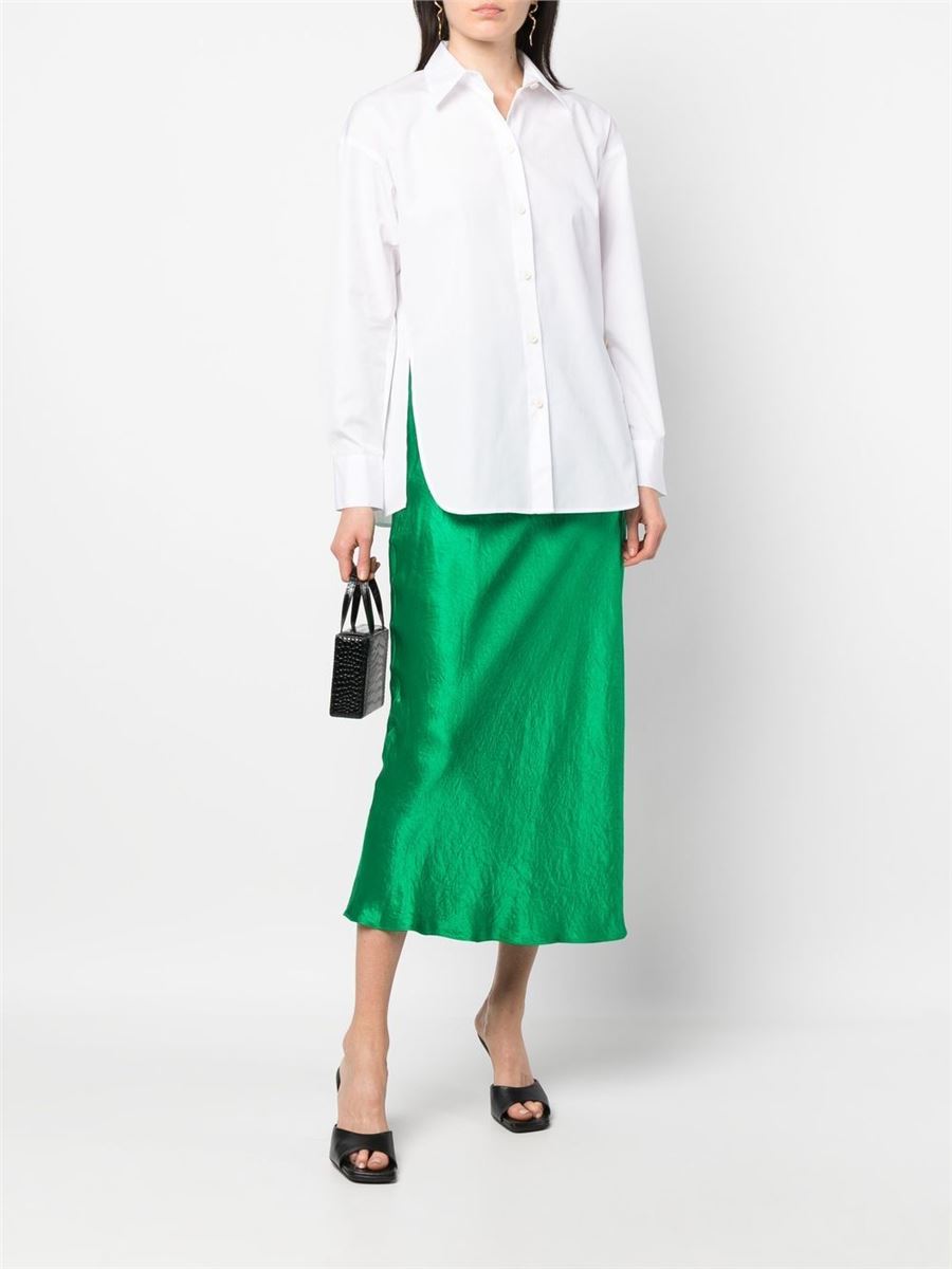 SIDE-SLIT COTTON SHIRT VINCE