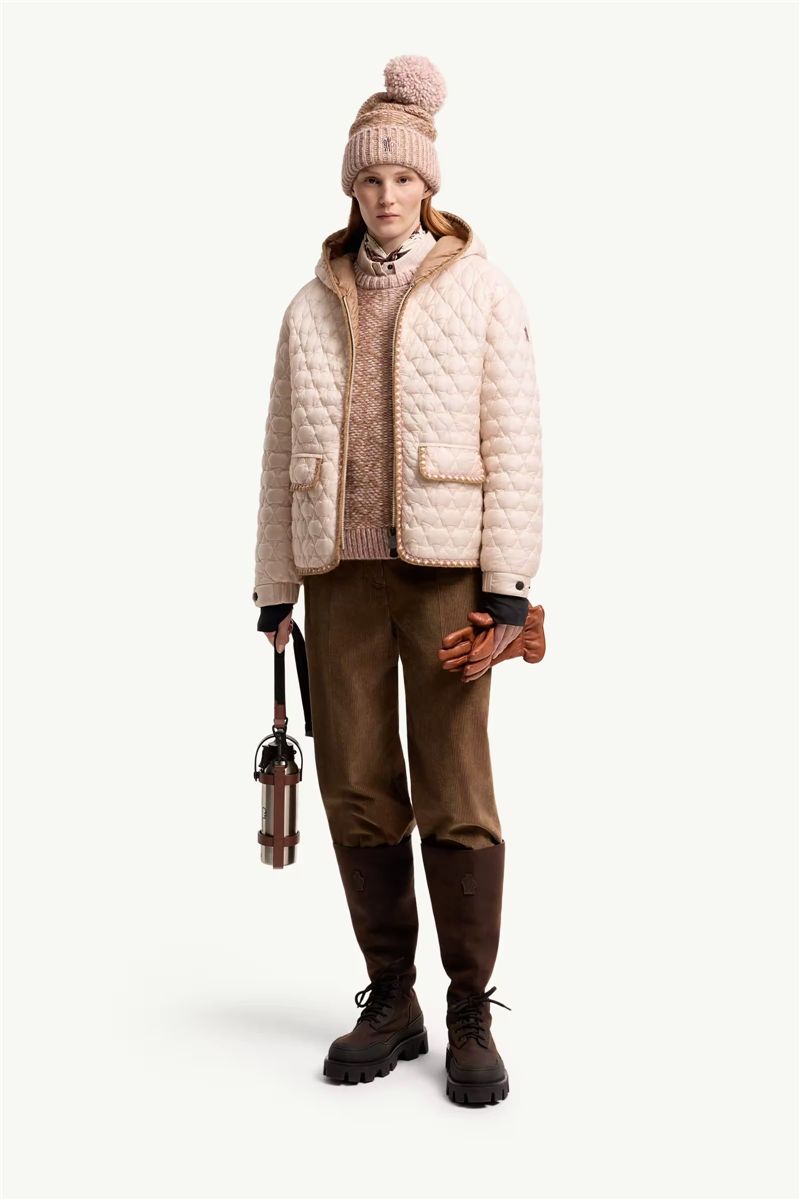Corduroy wide leg trousers-MONCLER-Verso