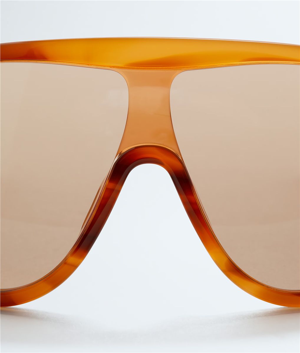 Scudo Shield Sunglasses-BOTTEGA VENETA-Verso