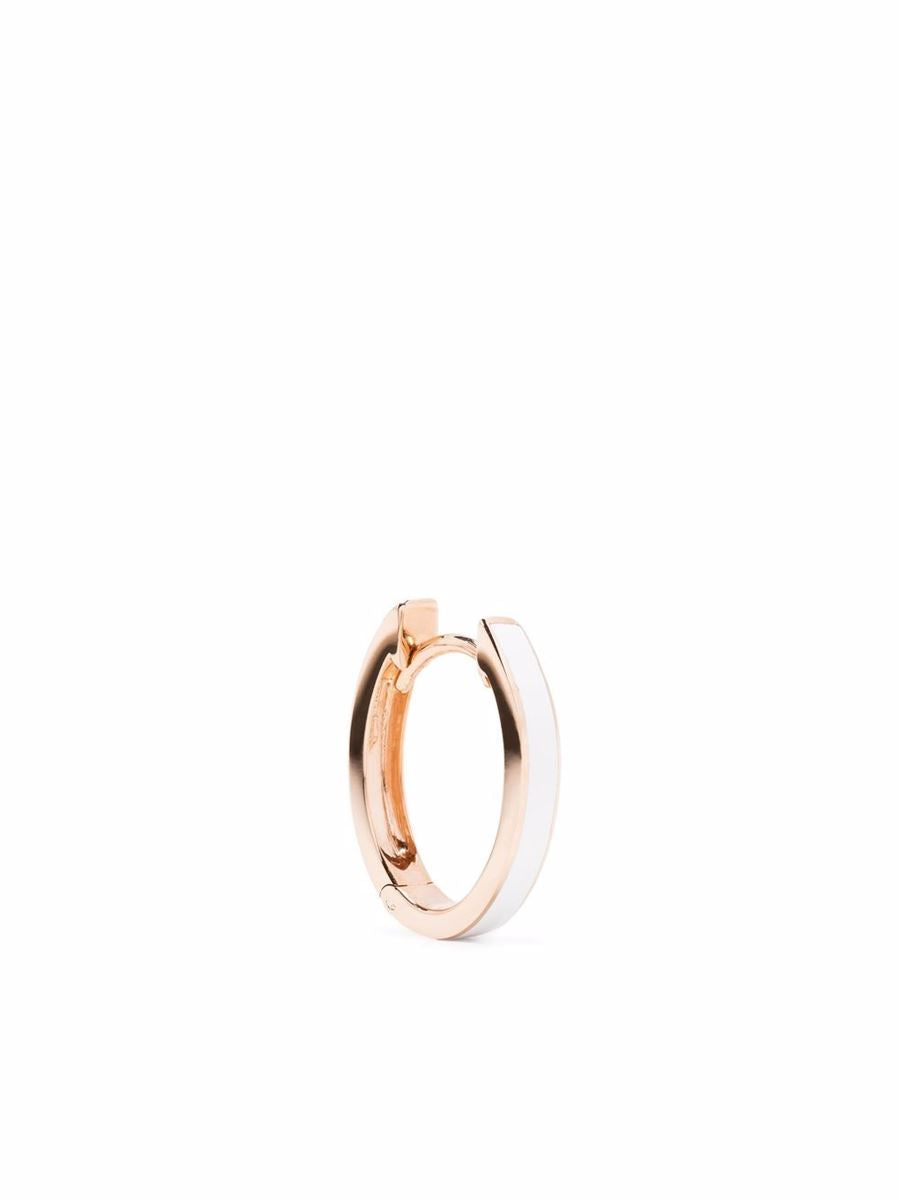 18KT ROSE GOLD HOOP EARRINGS - ANAPSARA - Verso