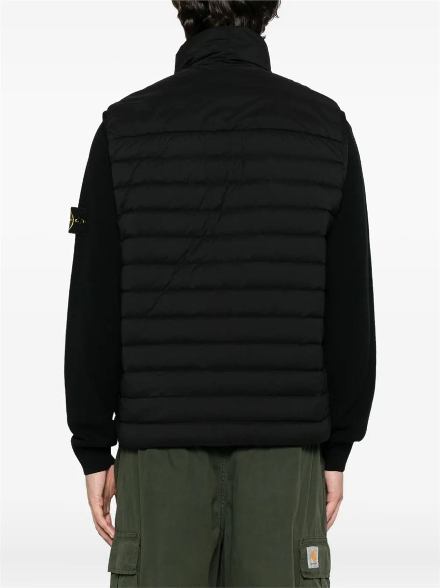 Zip quilted jacket