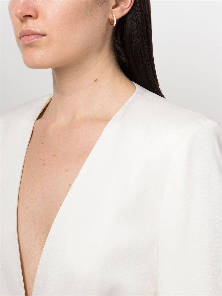 18KT ROSE GOLD HOOP EARRINGS - ANAPSARA - Verso