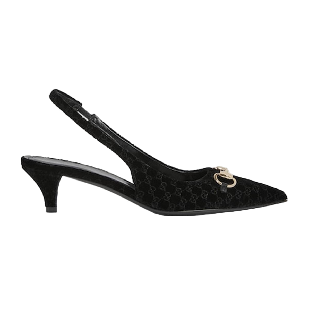 Women's slingback pump with horsebit